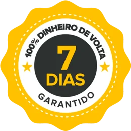 Garantia de 7 dias, 100% do dinheiro de volta