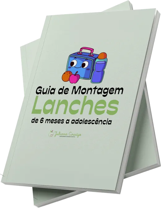 Guia de montagem de lanches, de 6 meses à adolescência